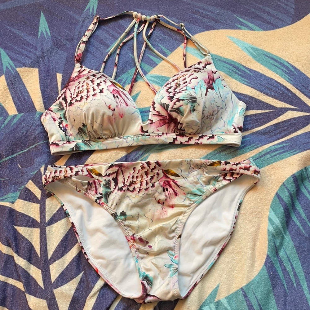 Athleta Floral Print Bikini